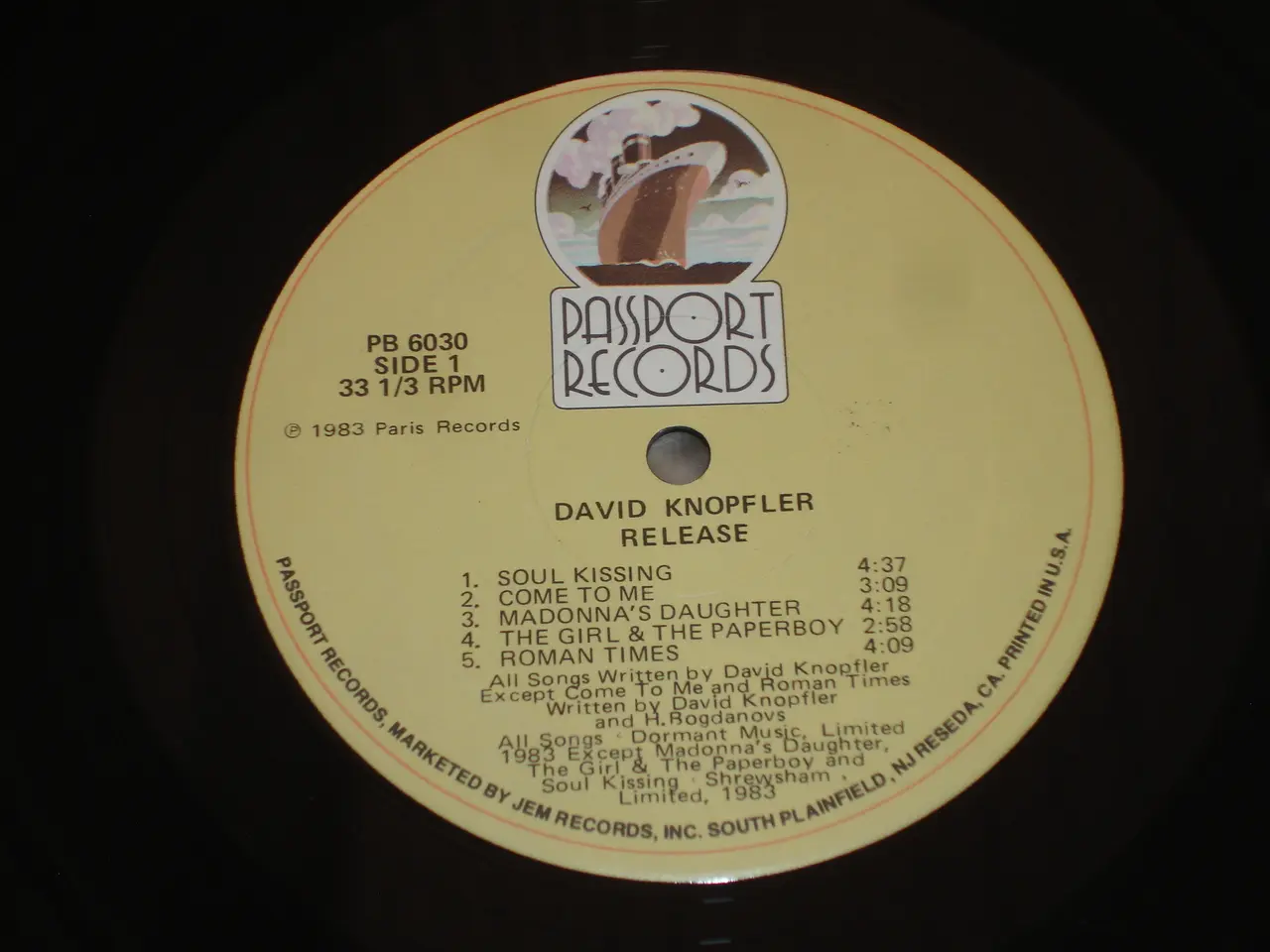 Billede 4 - David Knopfler – Release ( Dire Straits )