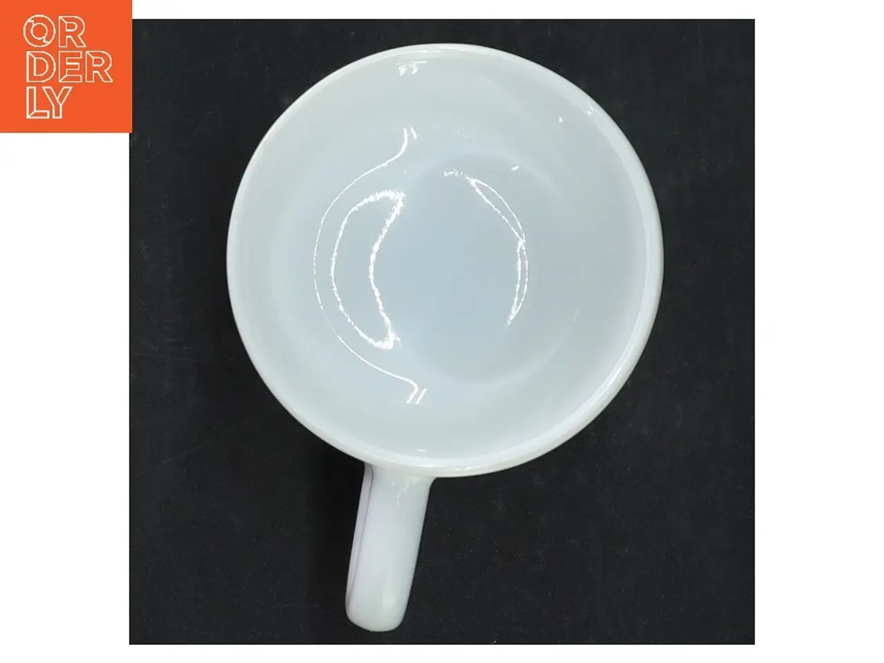 Billede 3 - Hvid kaffekop (str. H 9 cm. ø 8 cm)
