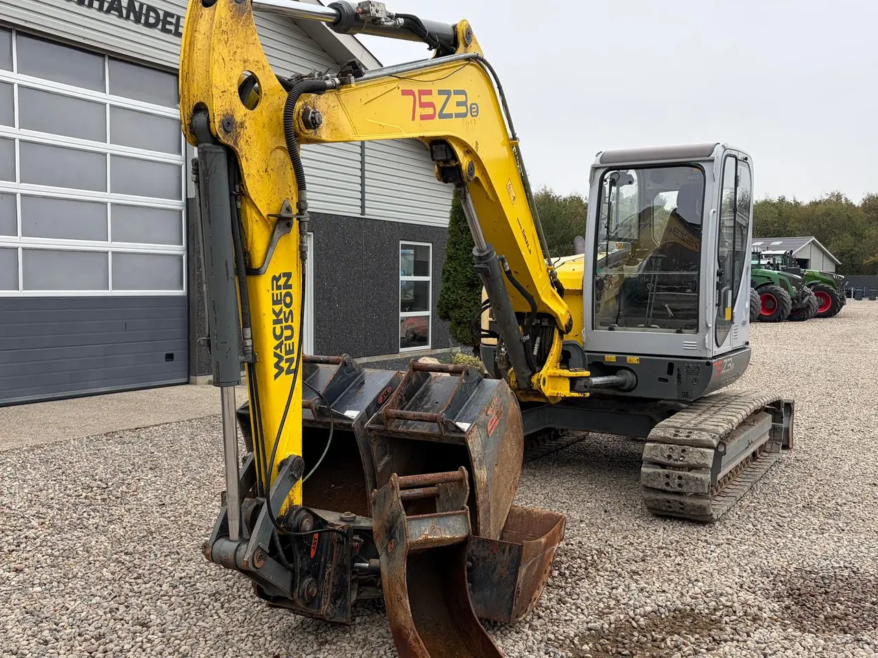 Billede 4 - Wacker Neuson 75z3 Med hurtigskifte og tilt samt 4 skovle