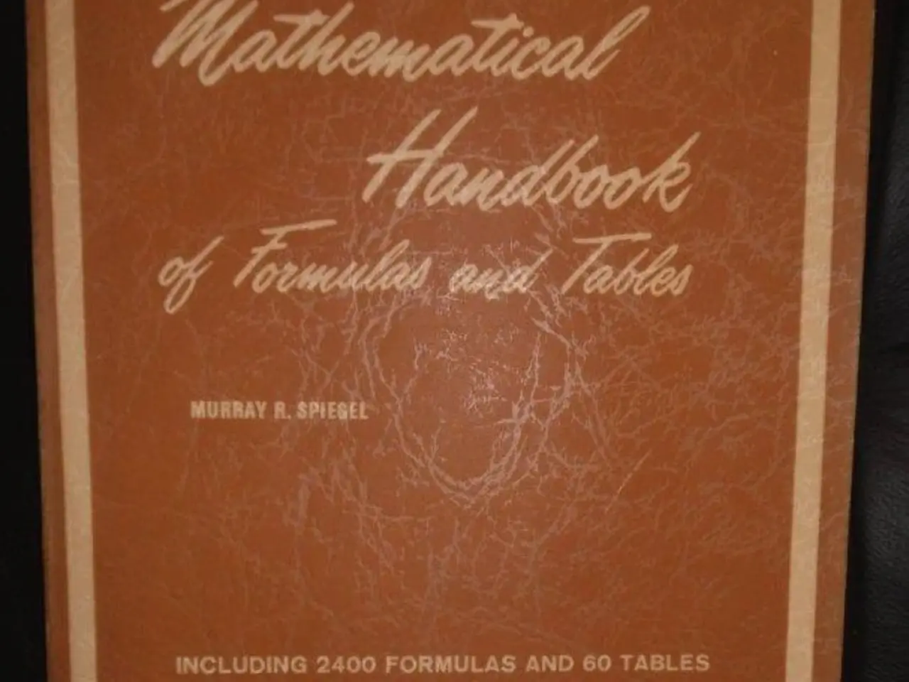Billede 1 -  Mathematical Handbook of Formulas and Tables