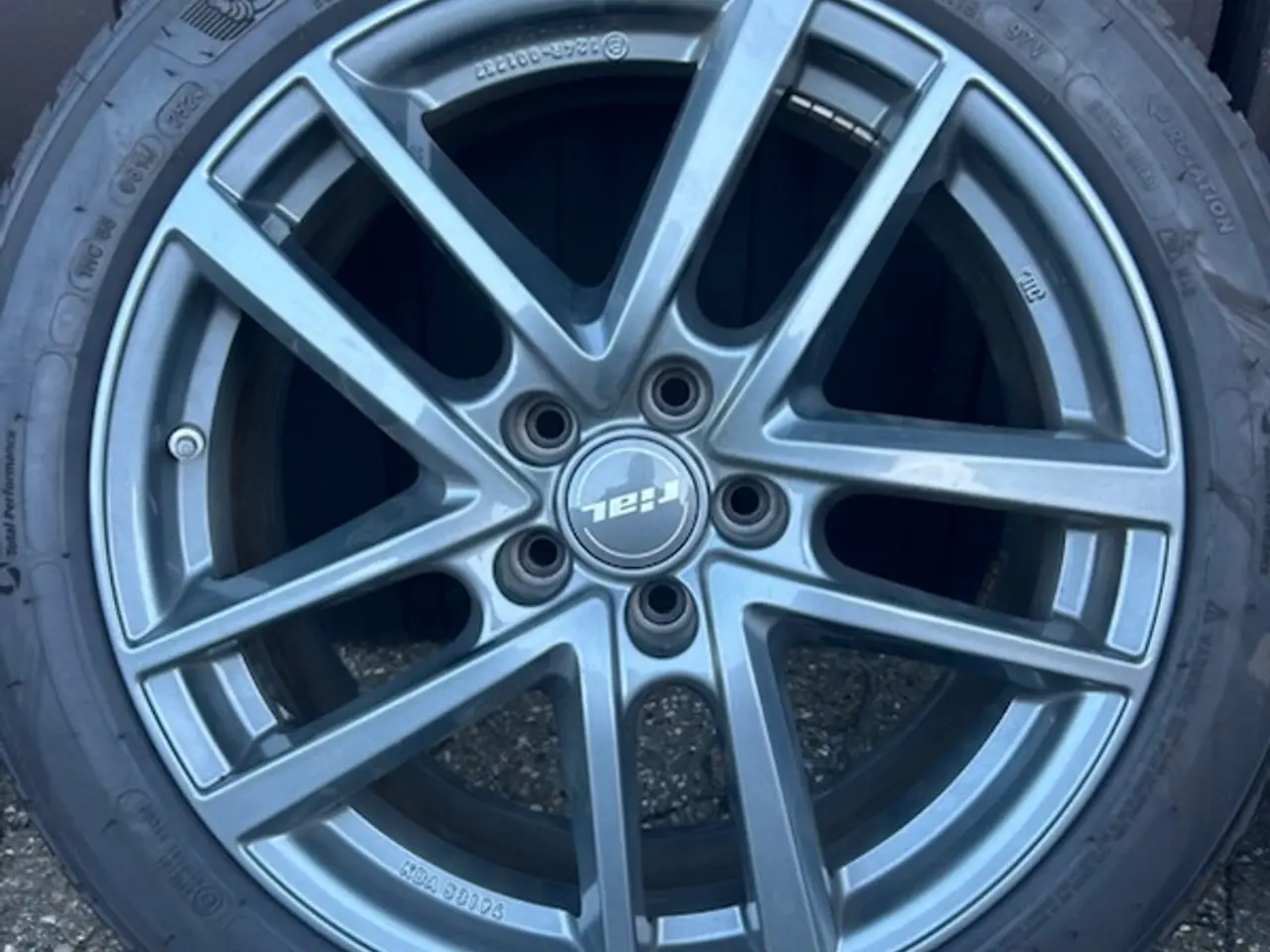 Billede 6 - Alu fælge 4 stk.med vinterdæk til Mercedes C model