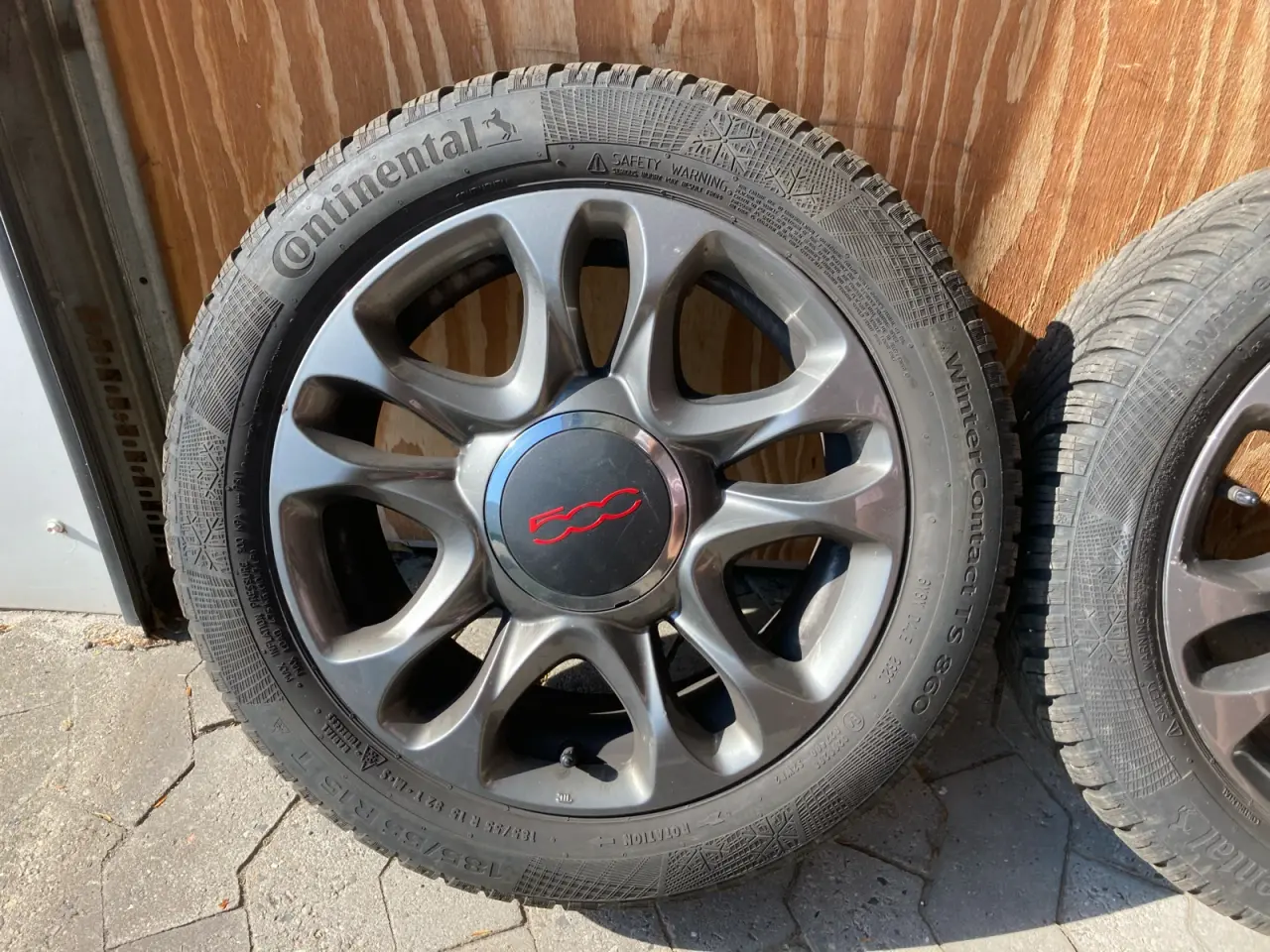 Billede 1 - Originale Fiat 500 sport vinterhjul