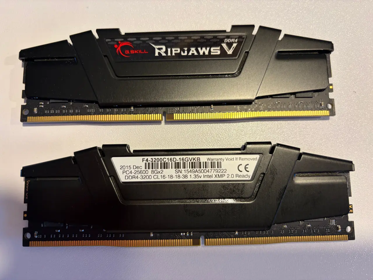 Billede 1 - G.SKILL RIPJAWS V DDR4 RAM - 4x8
