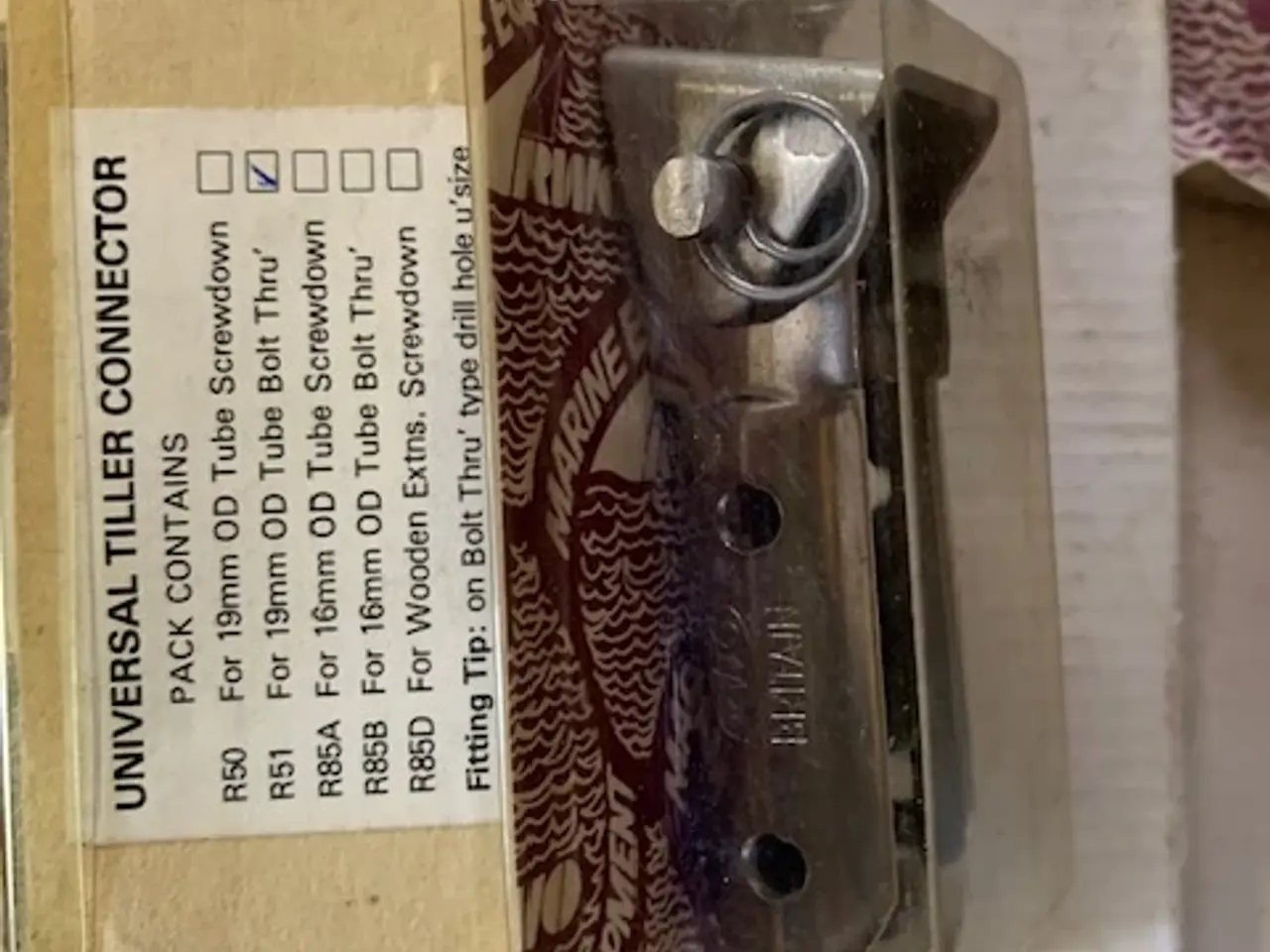 Billede 2 - RWO rorpindsled R51 til 19 mm rør, bolt