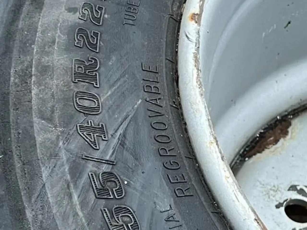 Billede 4 - - - - Trailerhjul 455/40R22,5 Dunlop 2 stk.