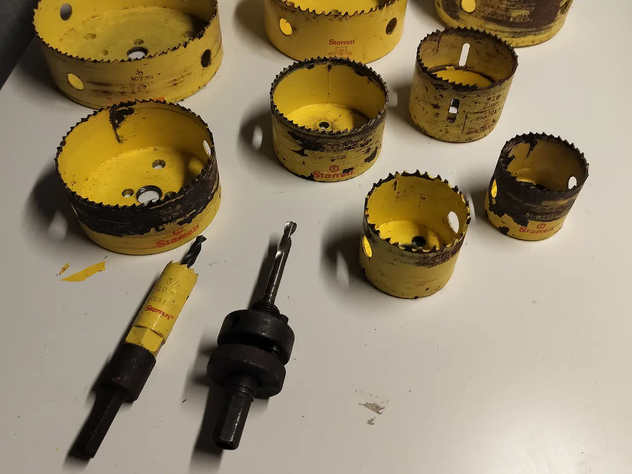 Billede 3 - Kopbor / hulsav 7 Stk Starrett HHS Bi metal