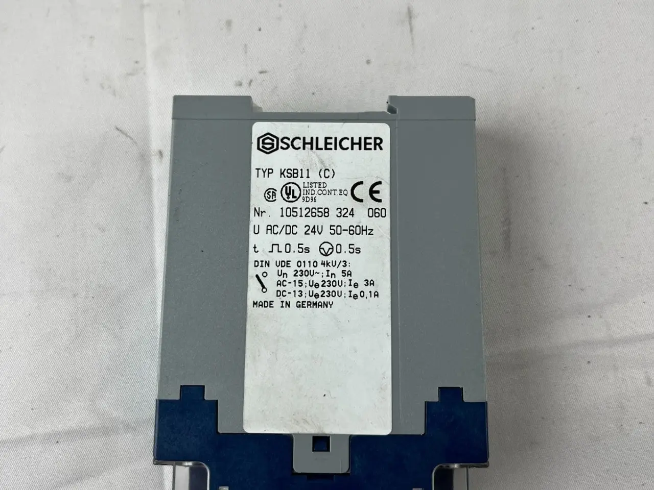 Billede 6 - Schleicher KSB11(C) Time relæ modul 24V AC/DC 0.5s