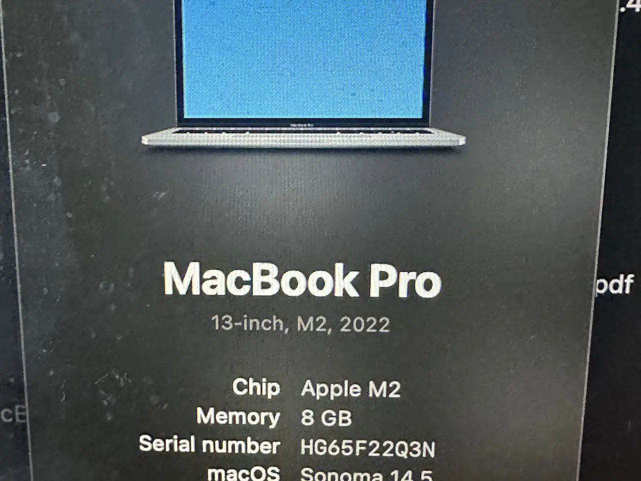 Billede 3 - Macbook pro m2 næsten ny