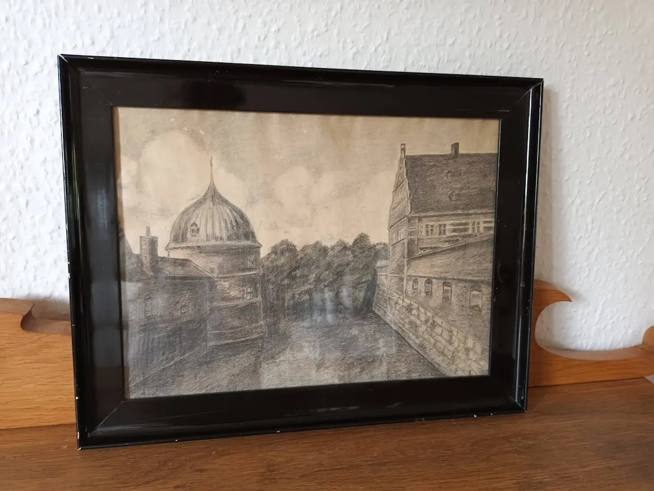 Billede 1 - Blyantstegning af Frederiksborg Slot, Hillerød