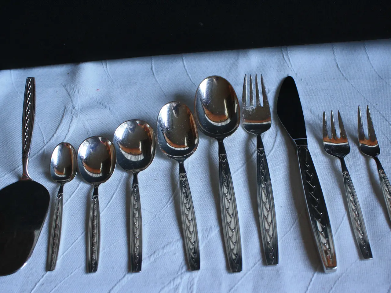 Billede 5 - Pan, Bestik af sølvplet