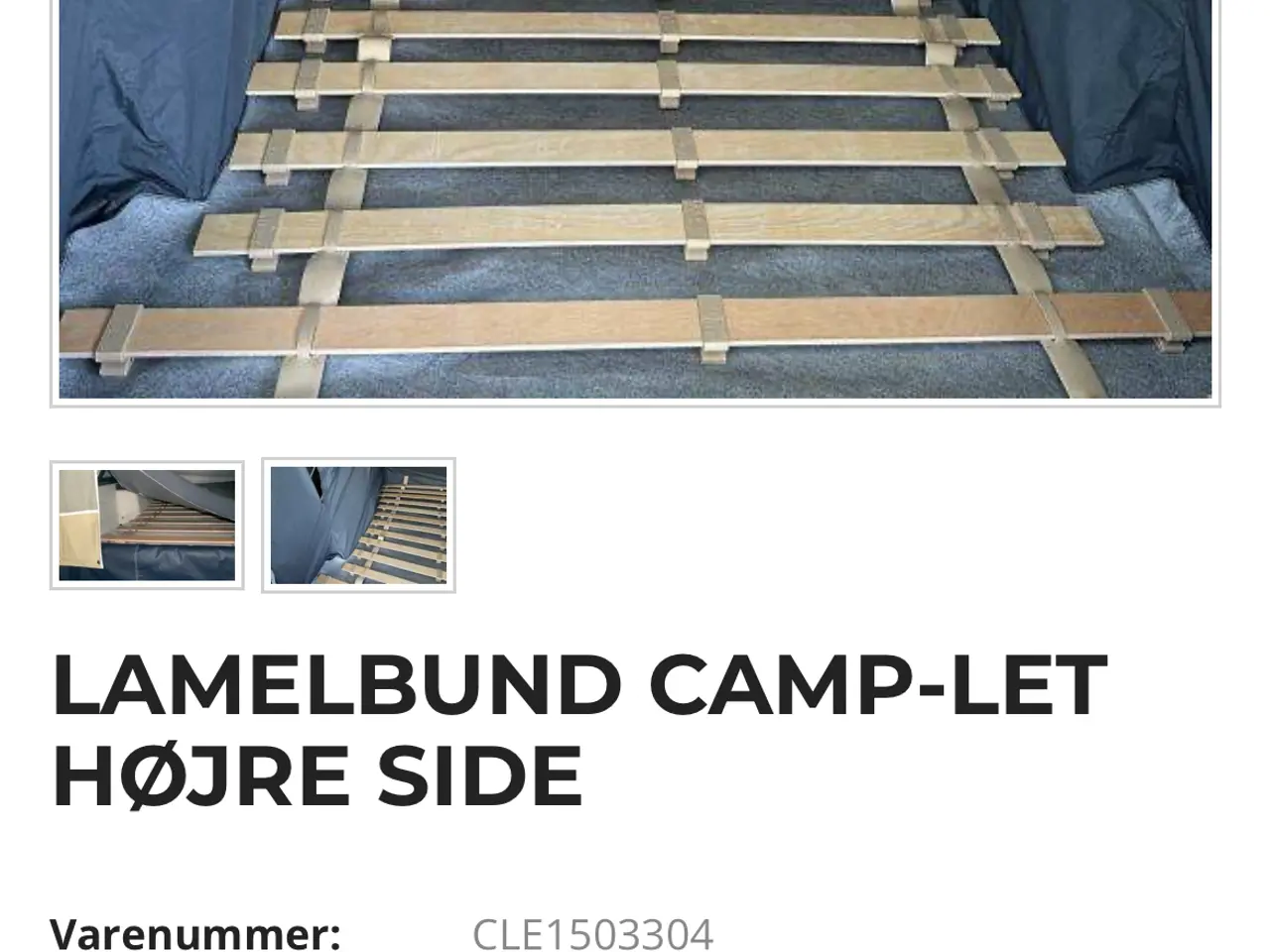 Billede 11 - Camp-let tilbehør 