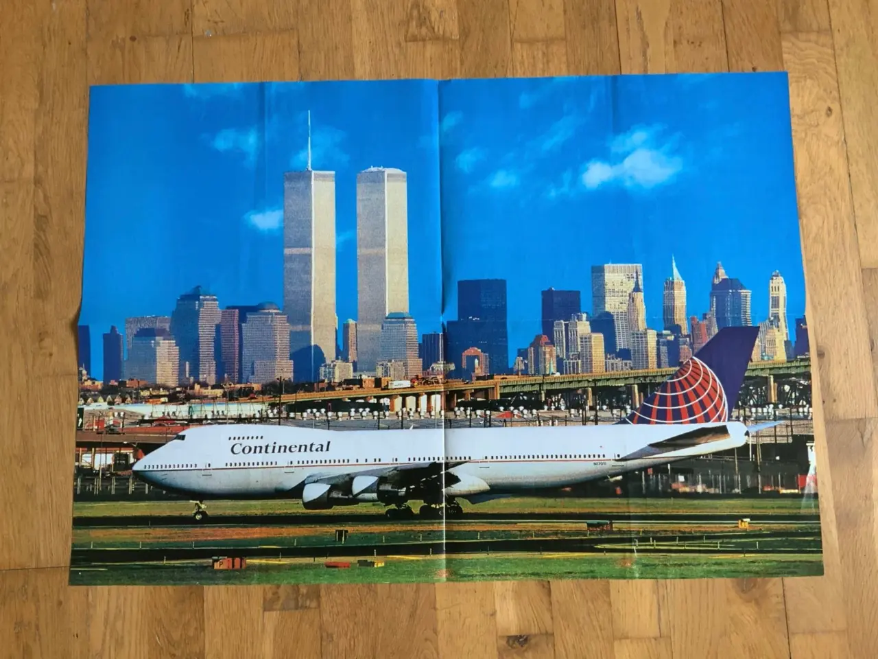 Billede 1 - Plakat Continental Frankfurt Airport
