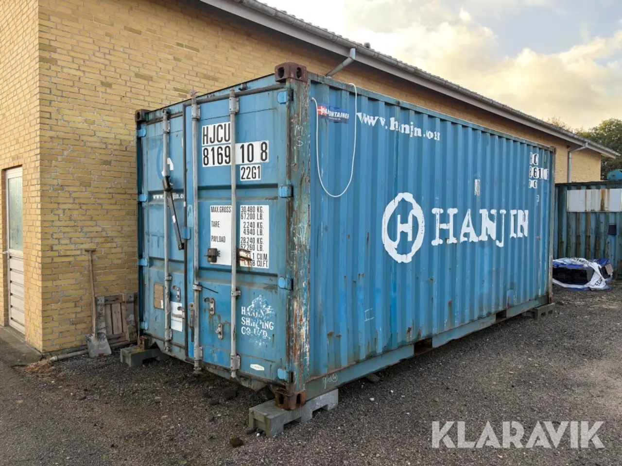 Billede 1 - Container isoleret Hanjin shipping KB20-DC-02 R1