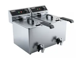 Dobbelt elektrisk frituregryde 2x 8 liter