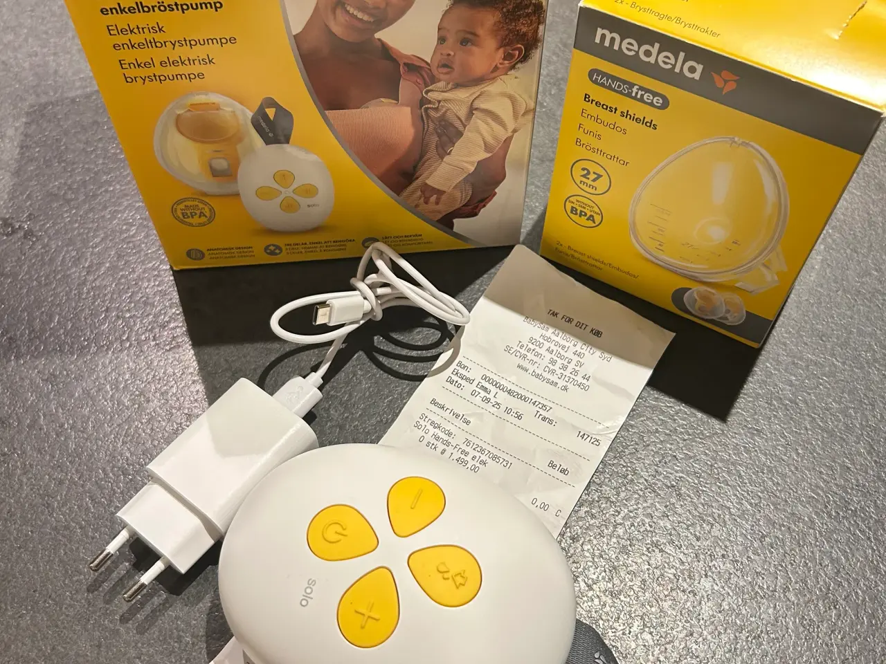 Billede 1 - Medela hands free solo