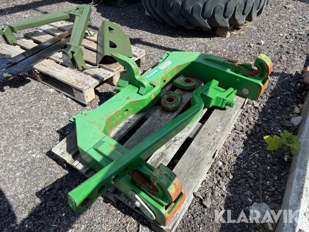Billede 2 - Trepunktsophæng og Trækstang John Deere