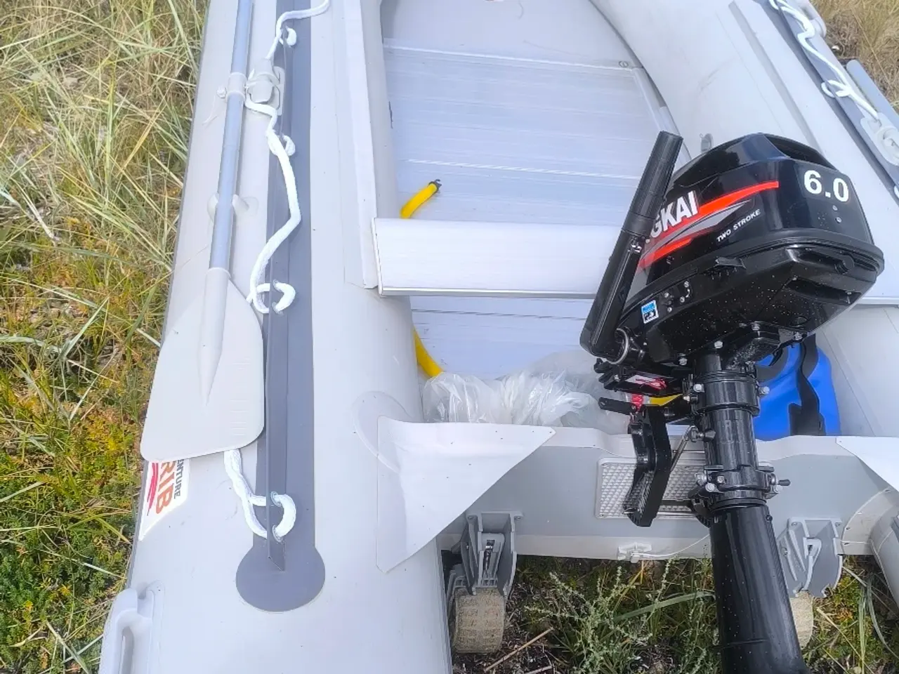 Billede 6 - Aquarib 360 extreme alubund gummibåd med 6hk ny mo