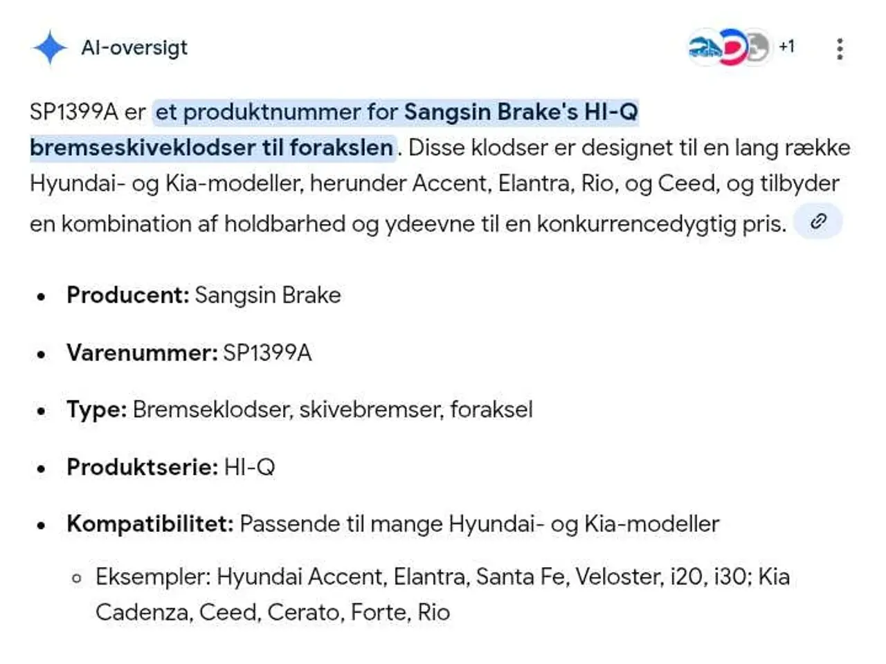 Billede 3 - Bremseklodser sælges ny