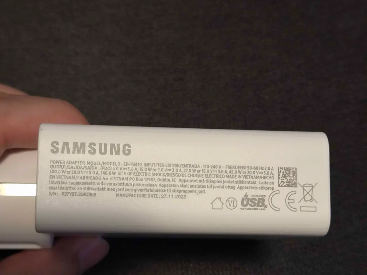 Billede 2 - Samsung 140w oplader