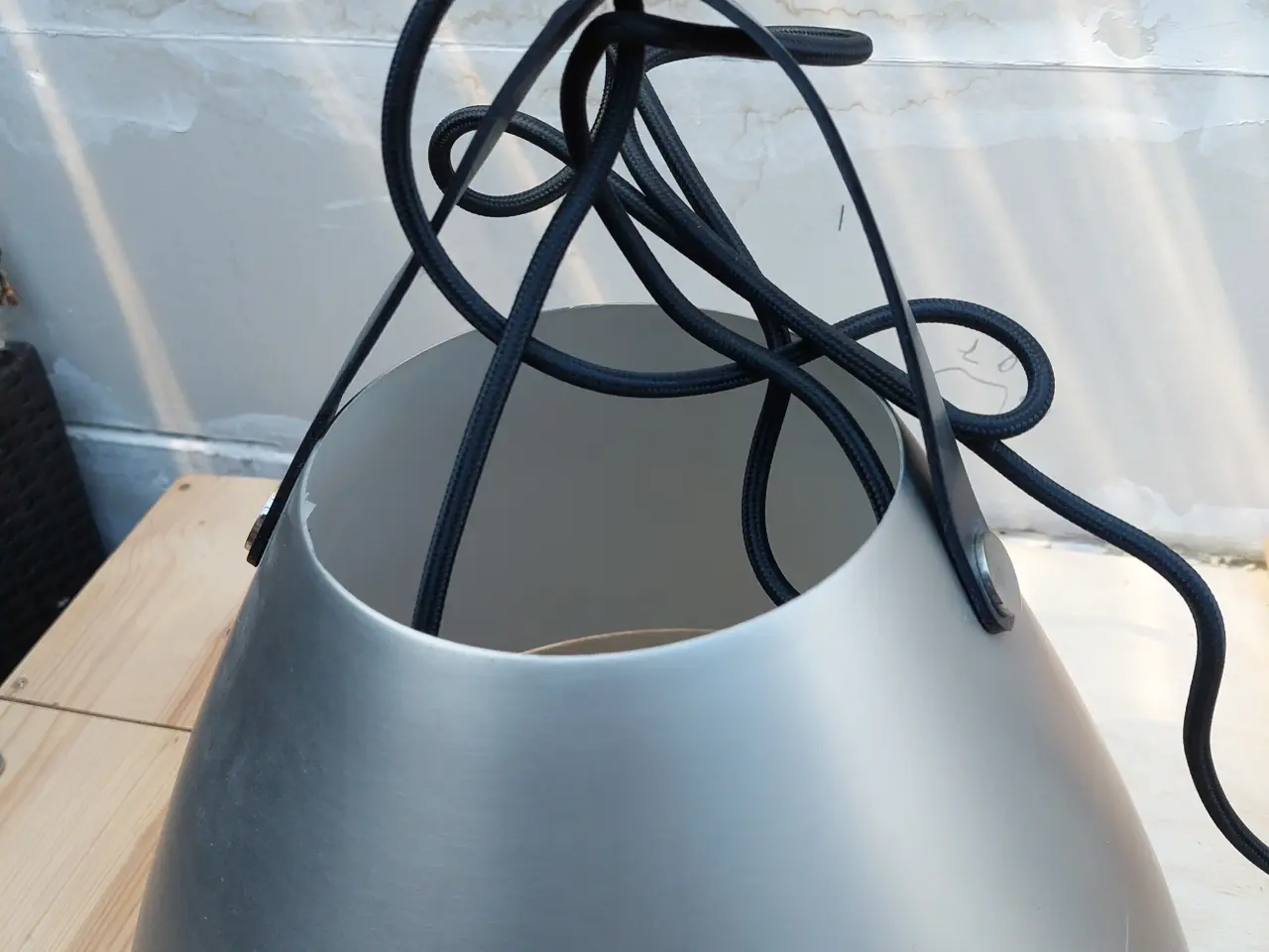 Billede 2 - Stor loftlampen i metal