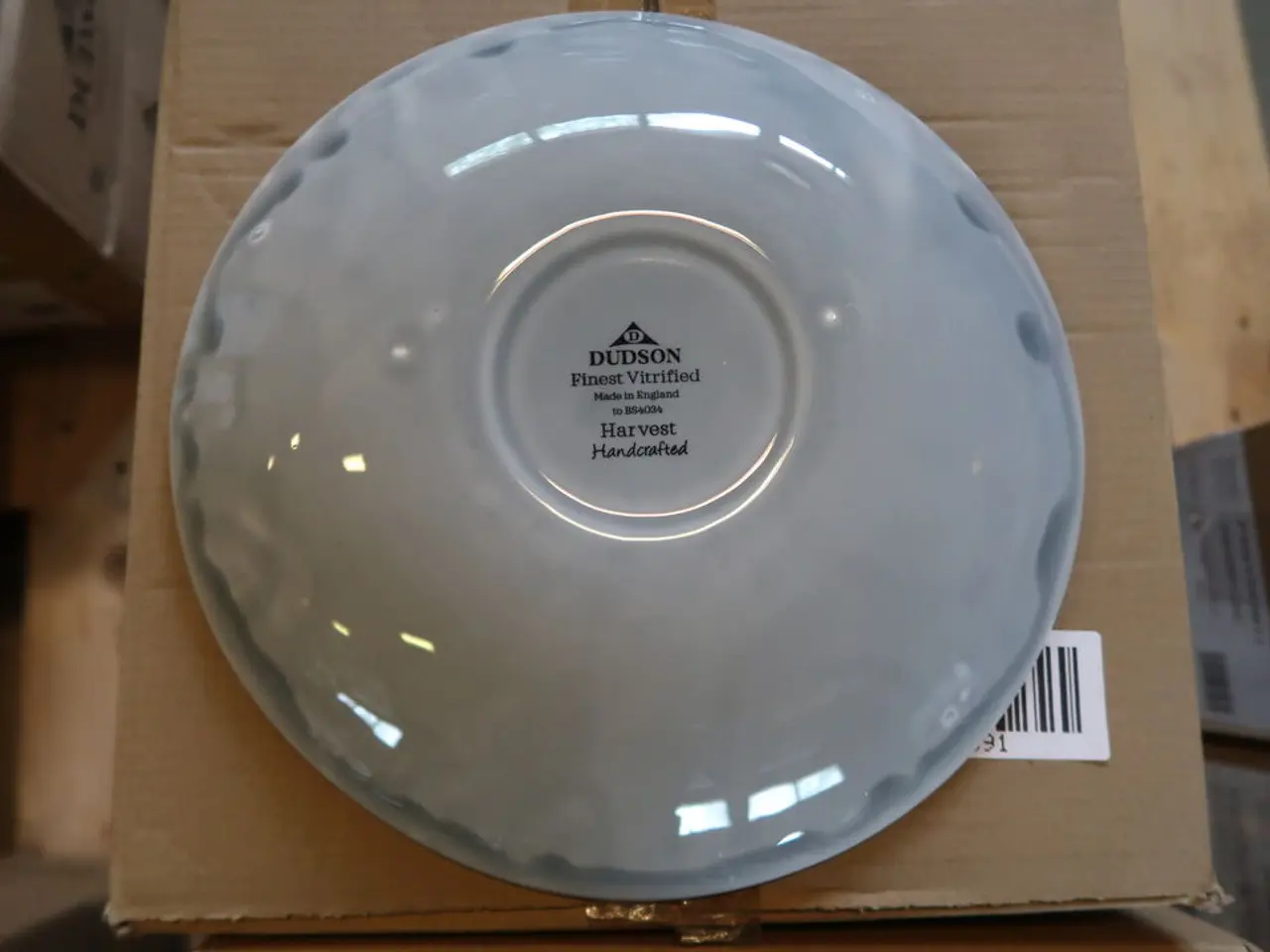 Billede 4 - 36 stk. Dudson Harvest Flux skål, grå, 135 cl, ø28 cm