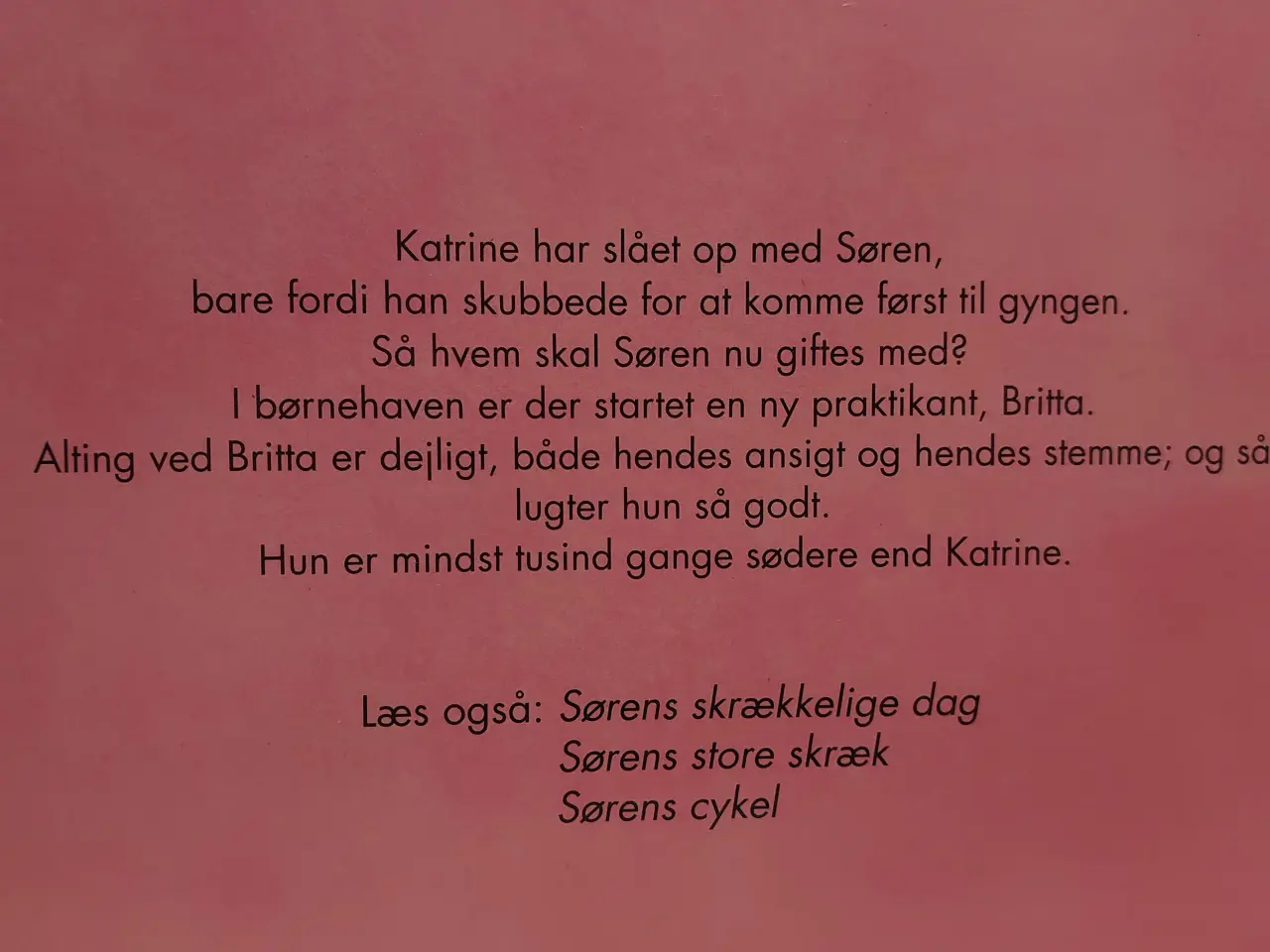 Billede 2 - Jutta Bauer: Søren og Kærligheden. 1. udgave 1999.