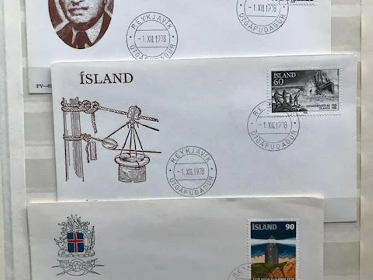 Billede 5 - ISLAND helsager, miniark og julemærker