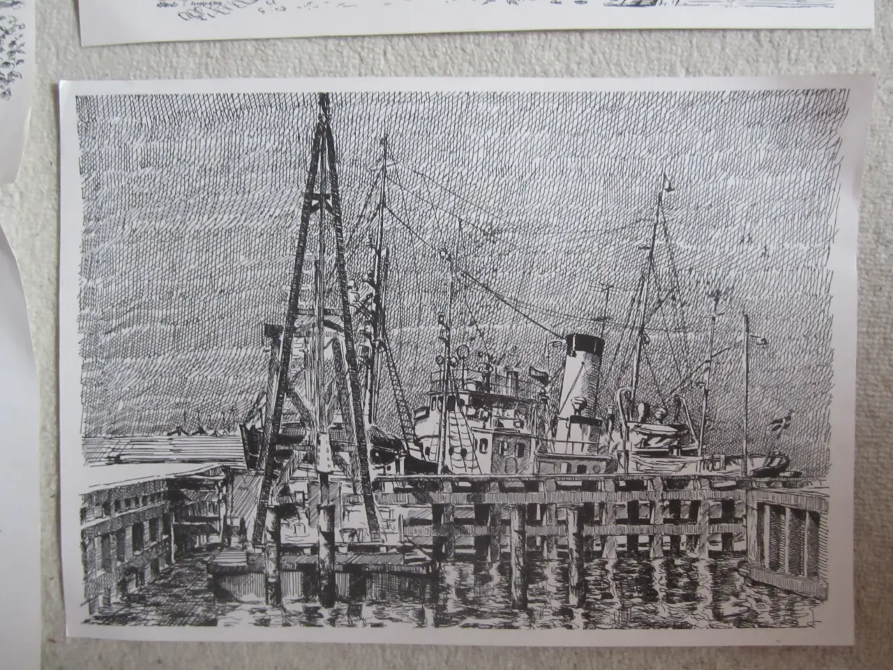Billede 3 - Rigtig fine tryk fra Bogtrykmuseet i Esbjerg samle