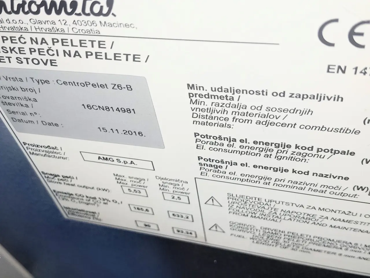 Billede 2 - PILLEFYR med fjernbetjening 