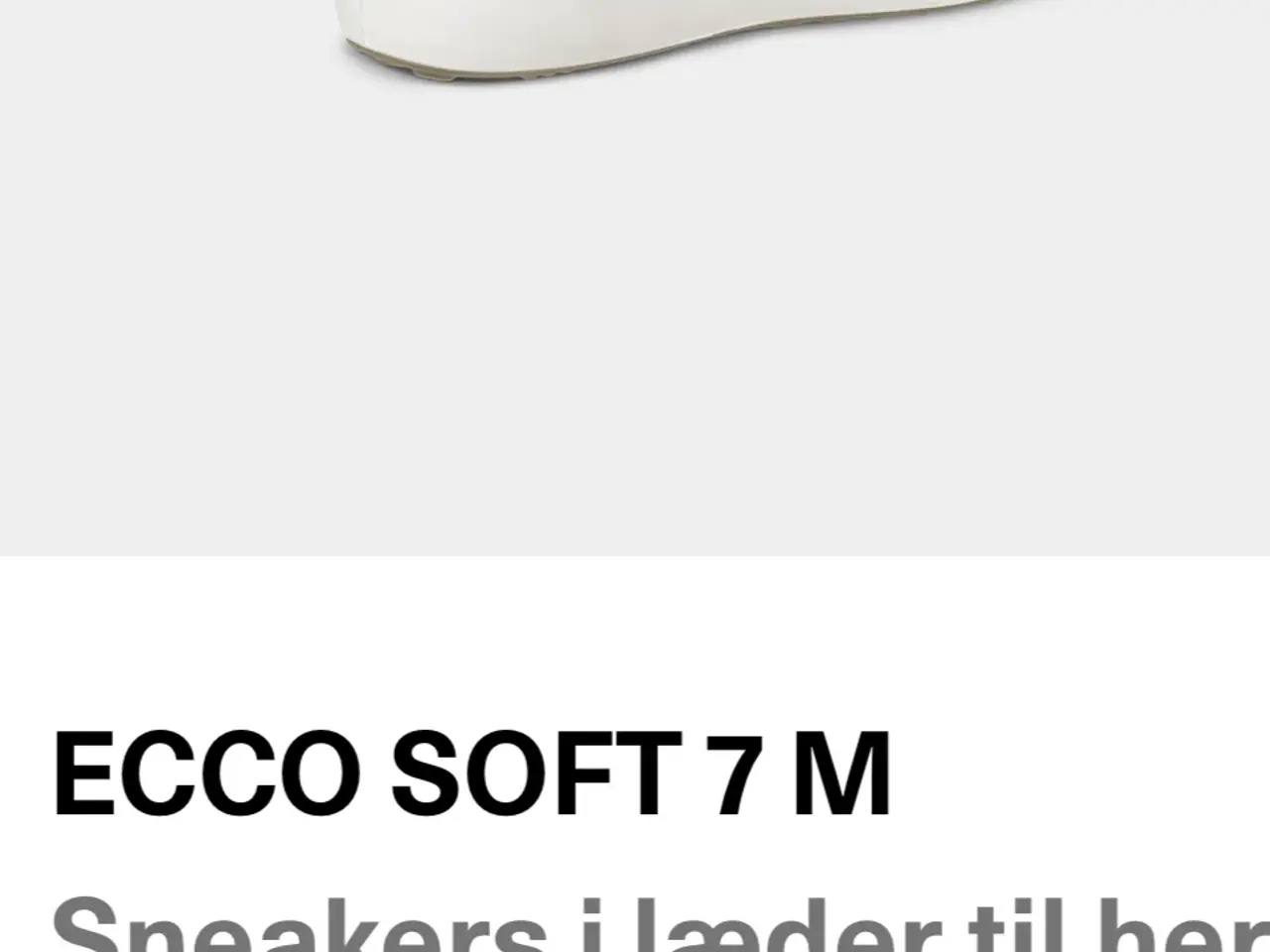 Billede 9 - Ny/ubrugt Ecco sneakers i sort læder