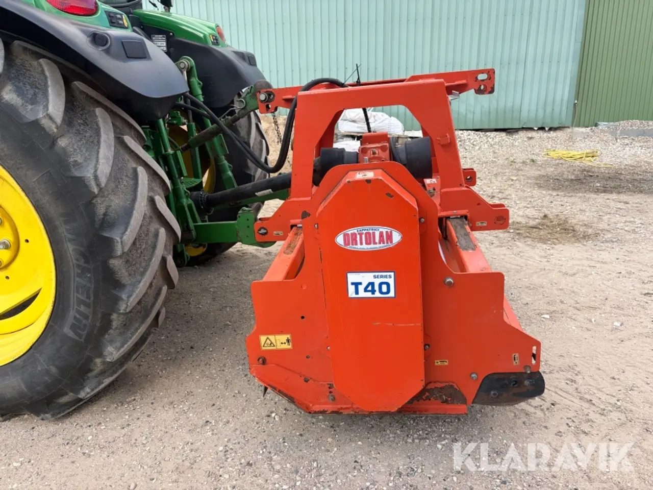 Billede 3 - Front og bagmonteret slagleklipper Ortolan T40250R
