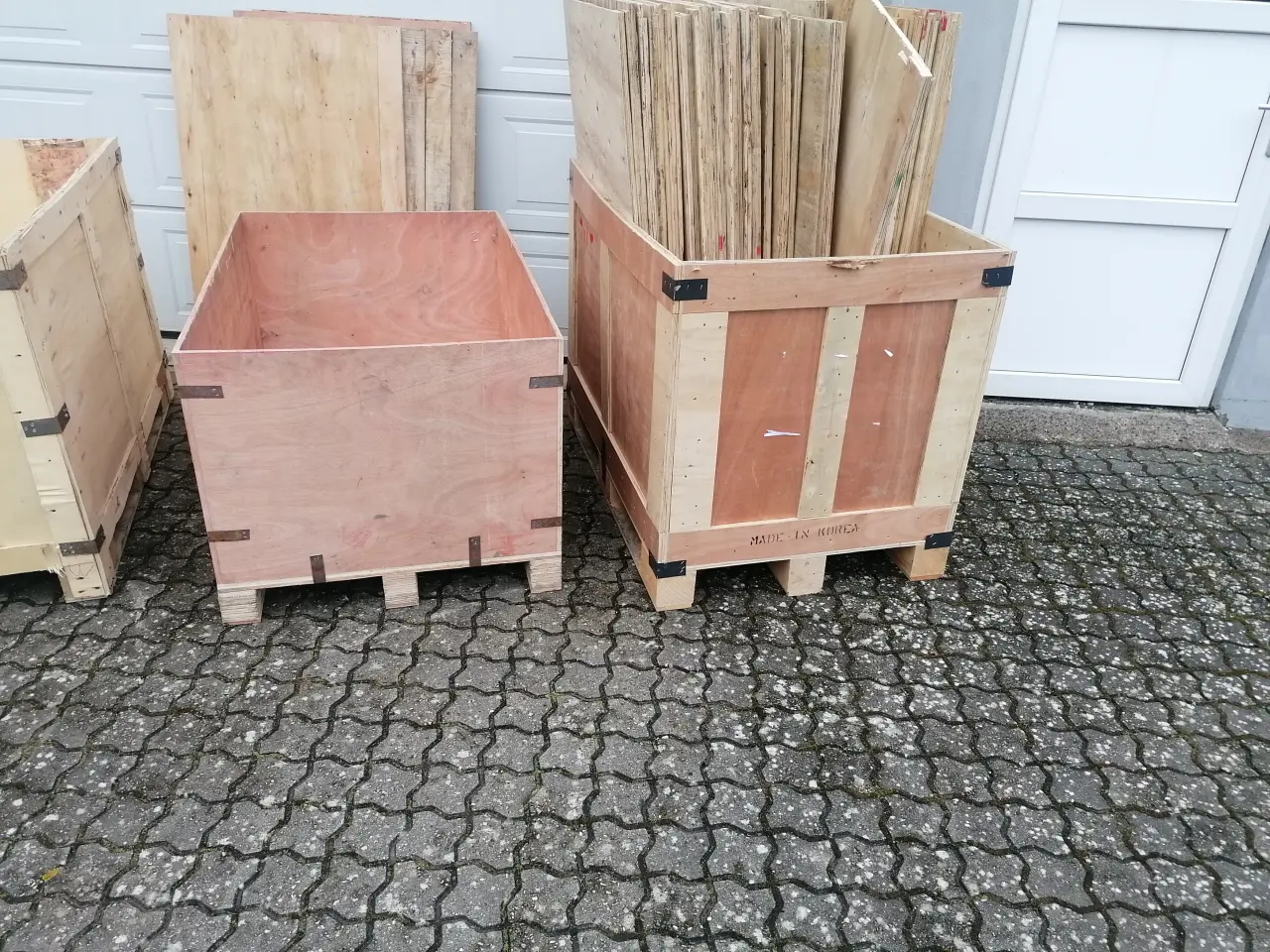 Billede 1 - Pallekasser ca. LxB 120x80 cm.Krydsfiner