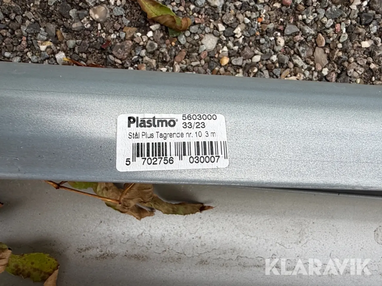 Billede 12 - Tagrender og nedløbsrør Plastmo - stål, cirka 30 styk