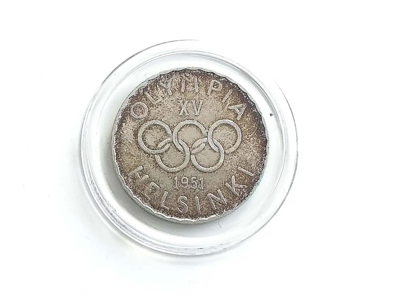 Billede 1 - Finland 500 Markkaa 1951 Olympia Helsinki sølv