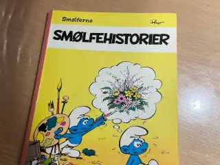 Smølfer e tegneserier sælges.