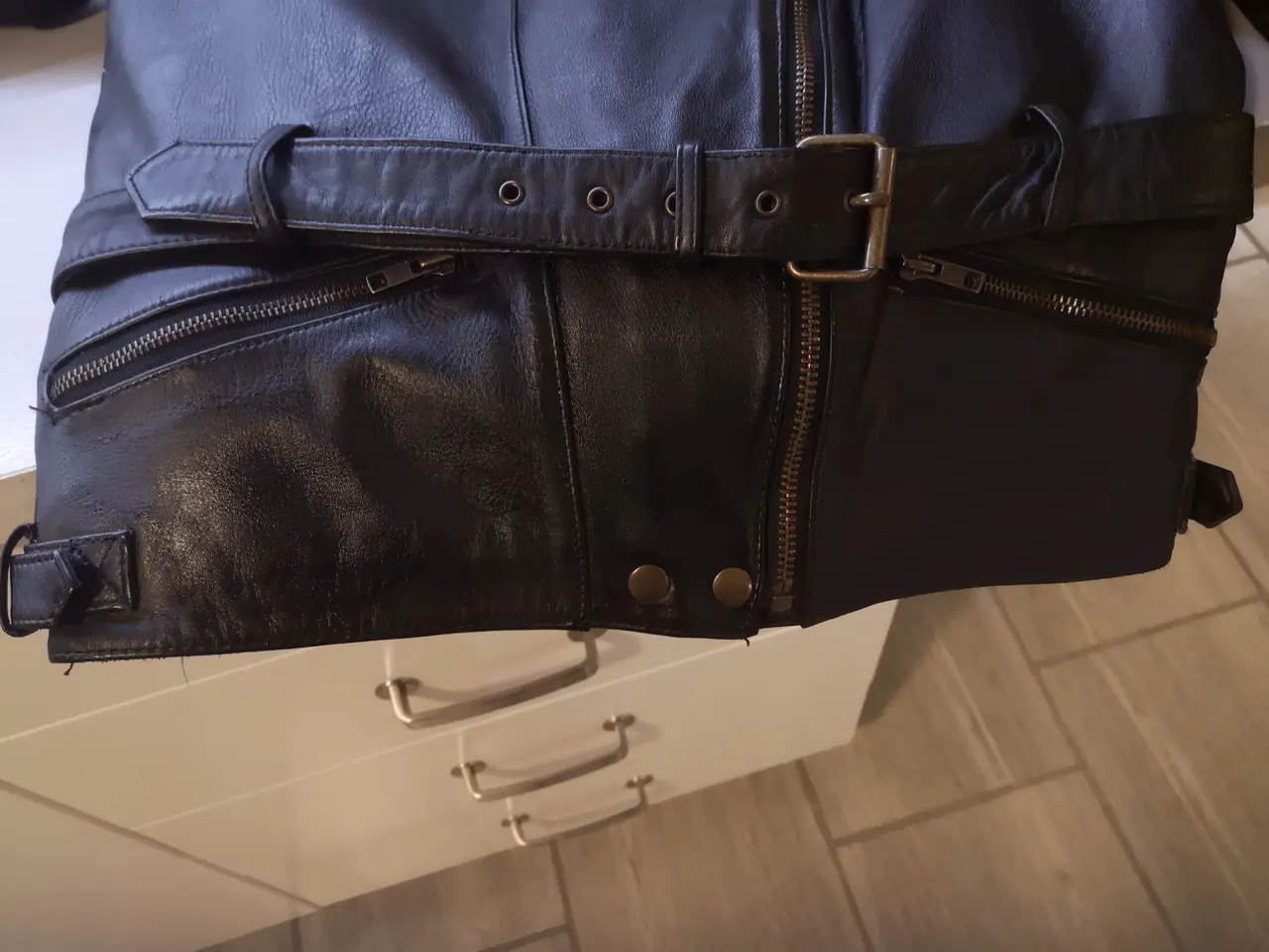 Billede 2 - Biker Jacket, 100 % real Leather, from Raberg