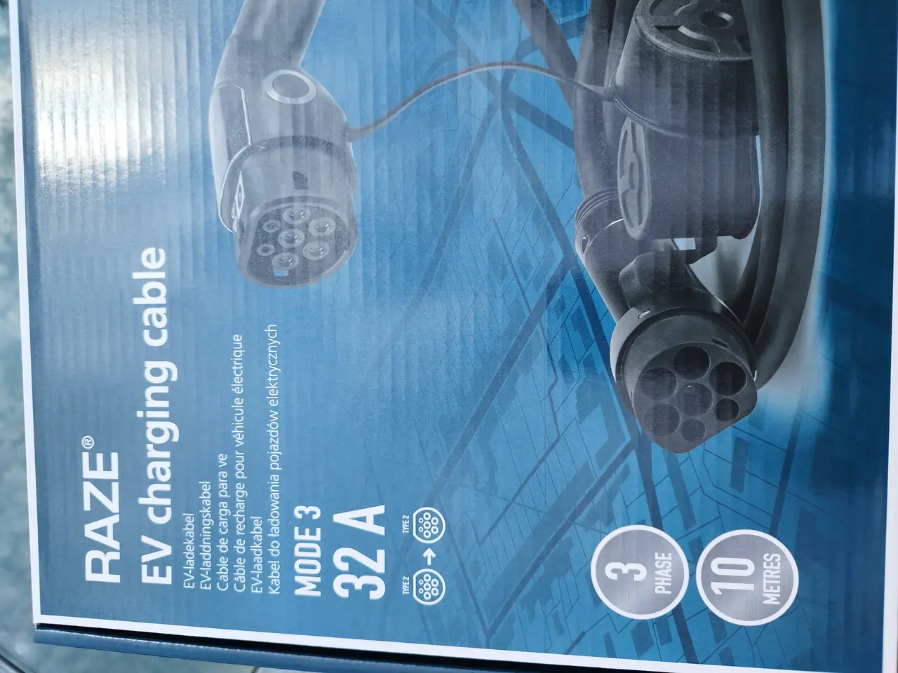 Billede 11 - Ladekabel Razer. EV-Ladekabel. 10 meter 