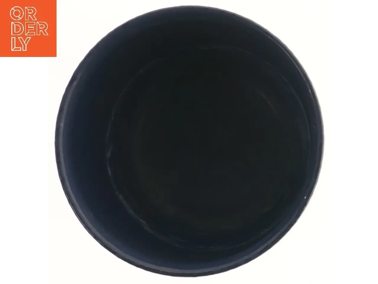 Billede 2 - Blå vase, keramisk (str. Ø 17,5 cm længde 15 cm)