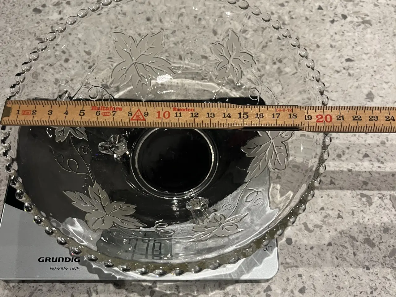 Billede 4 - Flot glasskål på fødder