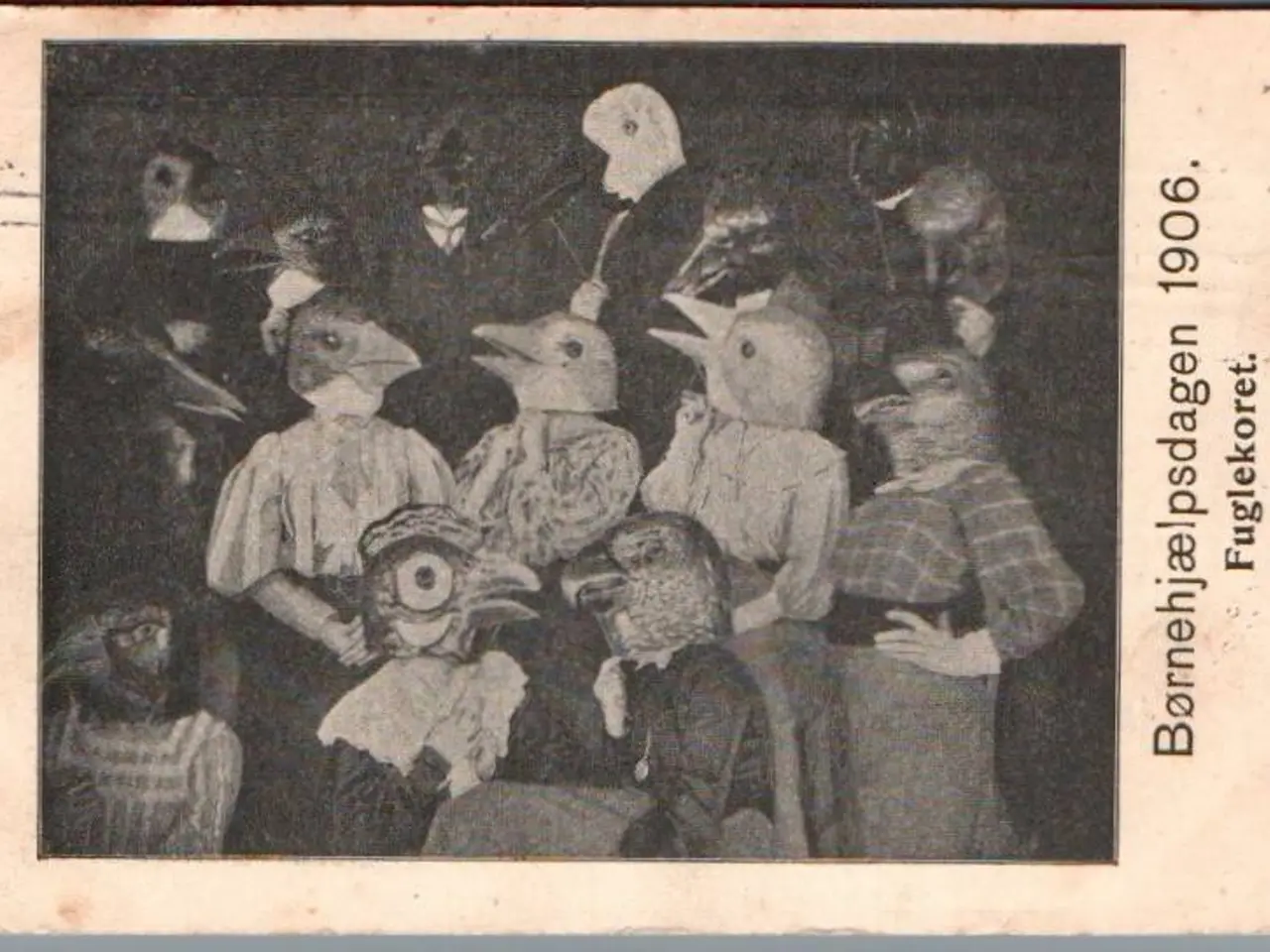 Billede 1 - Børnehjælpsdagen 1906 - Fuglerkoret - Postkort - Brugt