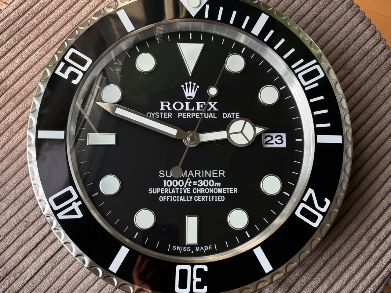 Billede 1 - Submariner vægur sort