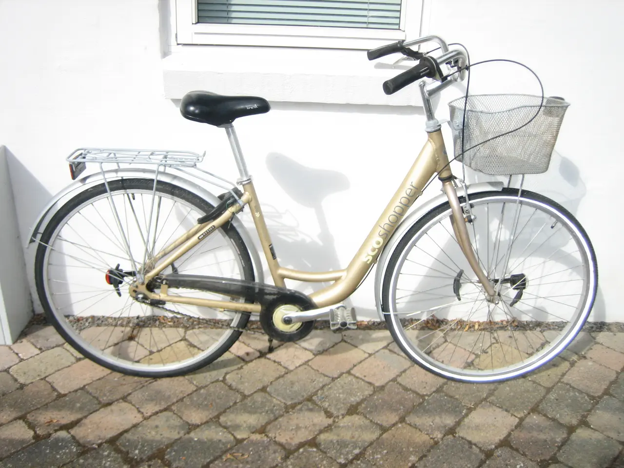 Billede 4 - Velholdt SCO Shopper Damecykel med Aluminium stel.