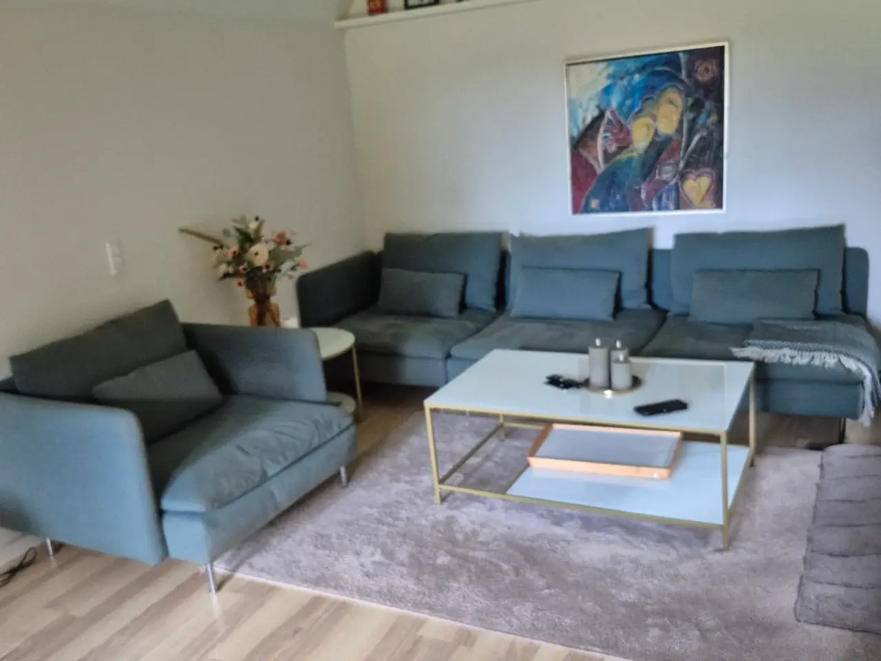 Billede 1 - Söderhamn sofa og stol fra Ikea
