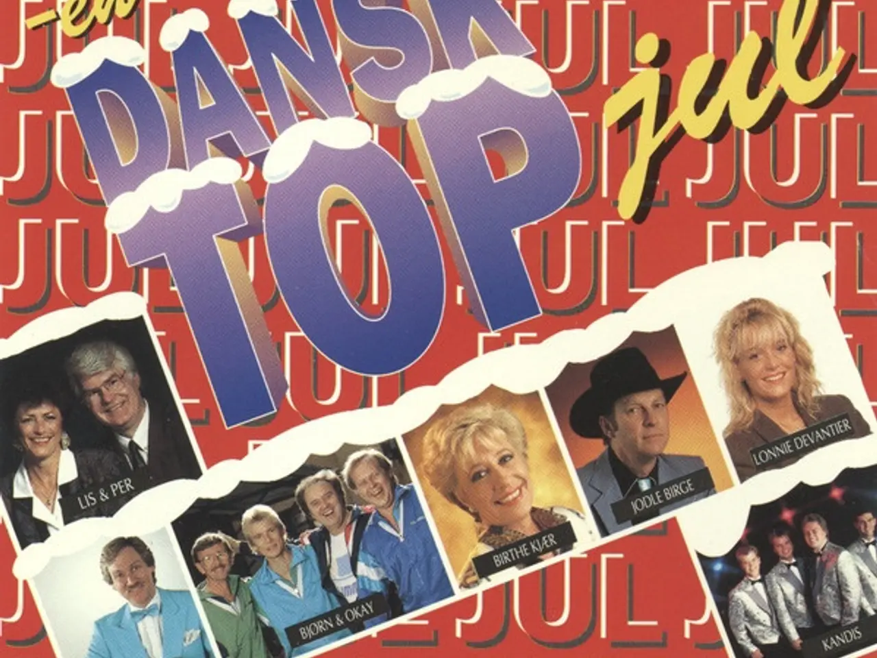 Billede 1 - Diverse kunstnere – En Rigtig Dansk Top Jul – CD