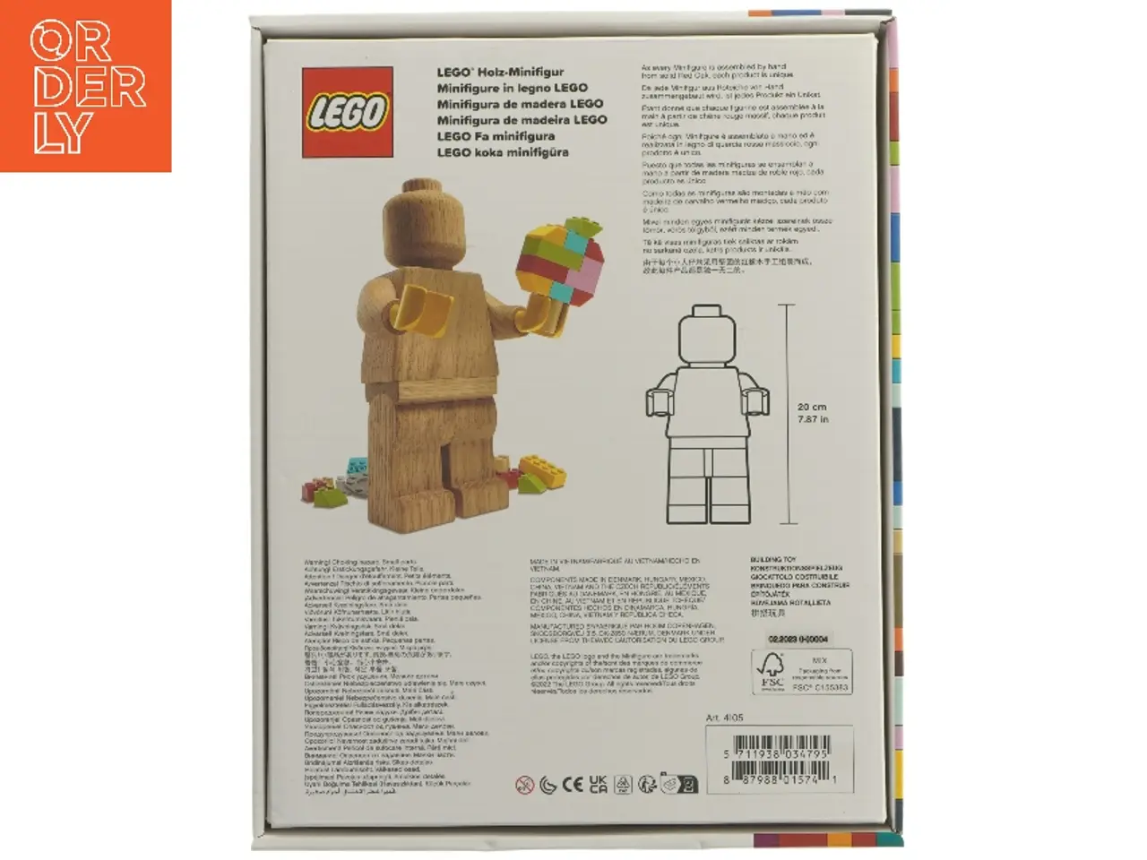 Billede 2 - LEGO træ minifigur sæt fra LEGO (str. 20 cm)