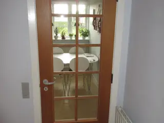 Celledør med 10 stykker glas