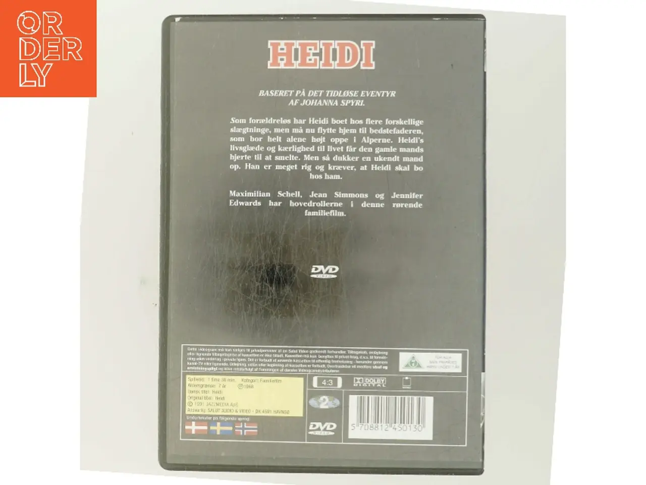 Billede 3 - Heidi DVD med Maximilian Schell (DVD)