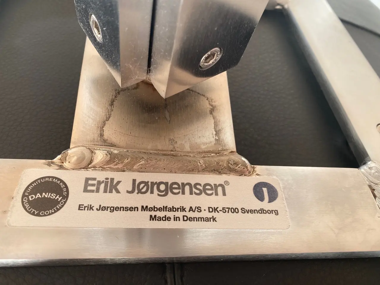 Billede 3 - Corona stol i original læder