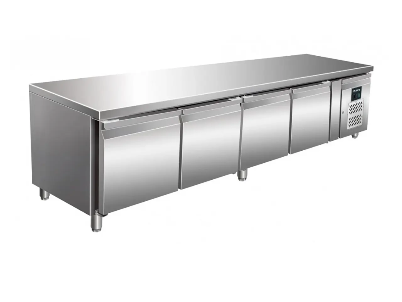 Billede 1 -  Lavt kølebord med 4 døre – B2230 x D700 x H650 mm