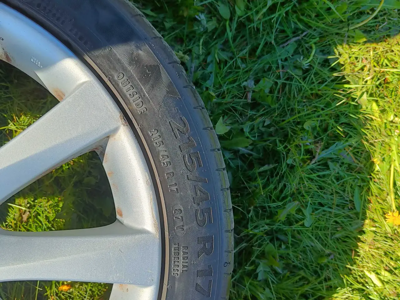 Billede 3 - Mazda alufælge m. sommerdæk 215/45 R17 87V